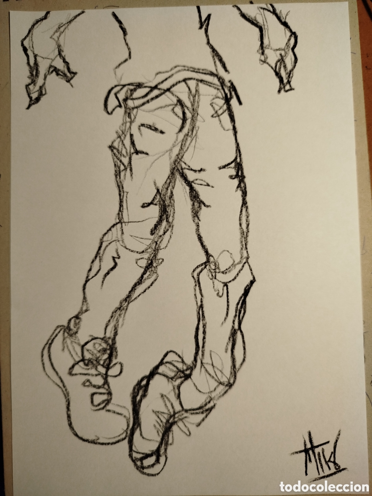 Arte: Dibujo original - esguince