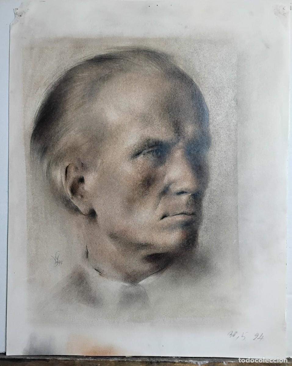 Arte: Willi Schmid (M&uacute;nich 1899-1957) Retrato de un hombre de 1940