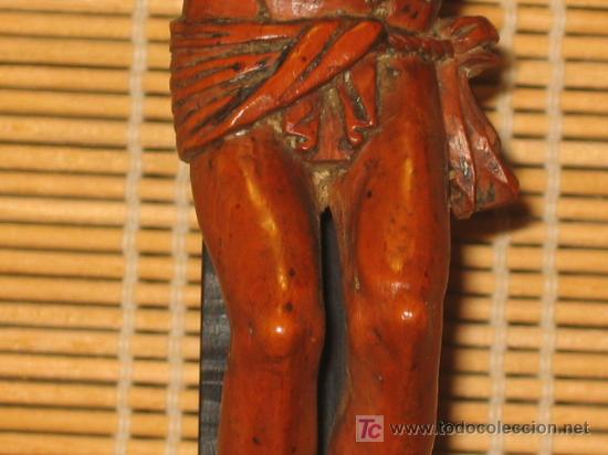 Arte: cristo de mesa madera - Foto 2