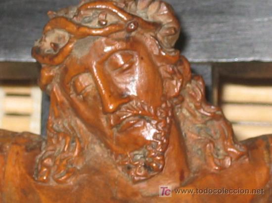 Arte: cristo de mesa madera - Foto 3