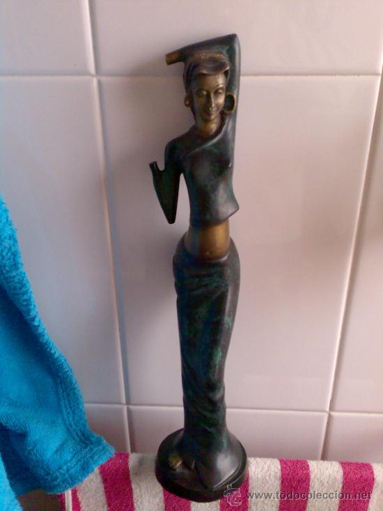 Arte: ANTIGUA ESCULTURA EN BRONCE - Foto 2