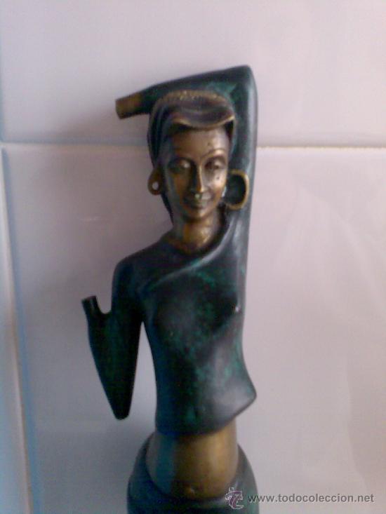 Arte: ANTIGUA ESCULTURA EN BRONCE - Foto 3