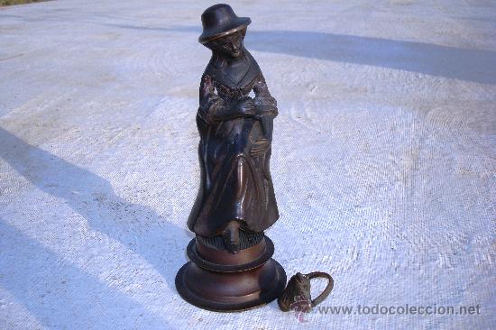 Arte: ANTIGUA FIGURA DE BRONCE - Foto 2