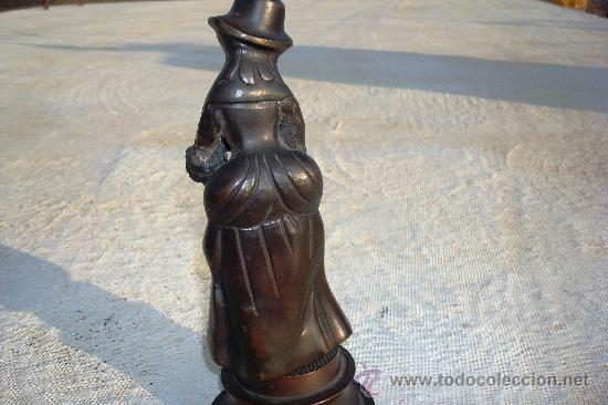 Arte: ANTIGUA FIGURA DE BRONCE - Foto 3