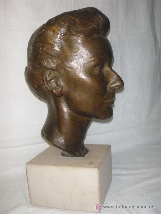 Arte: CABEZA DE BRONCE FIRMADA E. LICARI - Foto 7