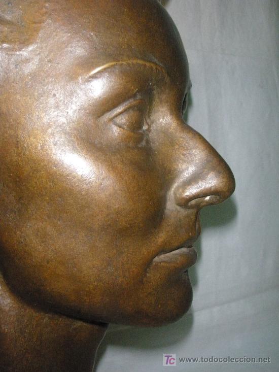 Arte: CABEZA DE BRONCE FIRMADA E. LICARI - Foto 6
