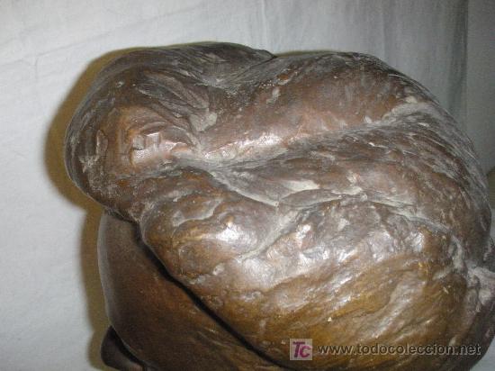 Arte: CABEZA DE BRONCE FIRMADA E. LICARI - Foto 8