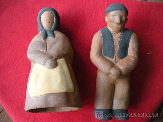 Arte: PAREJA DE ANCIANOS EN BARRO - Foto 3