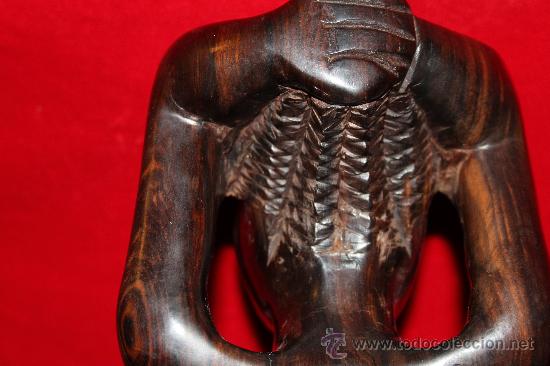 Arte: Escultura de &Eacute;bano MACASAR. - Foto 10