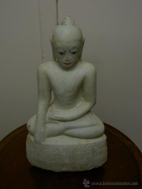 Arte: Buda alabastro XVIII - Foto 4