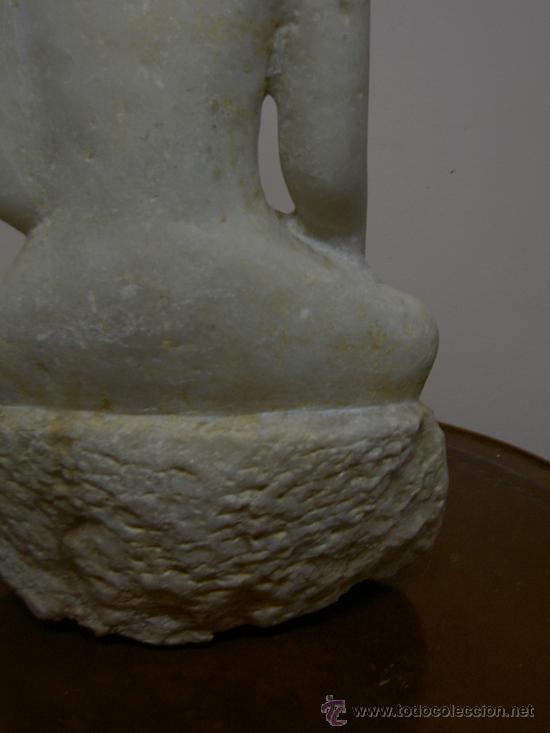 Arte: Buda alabastro XVIII - Foto 5