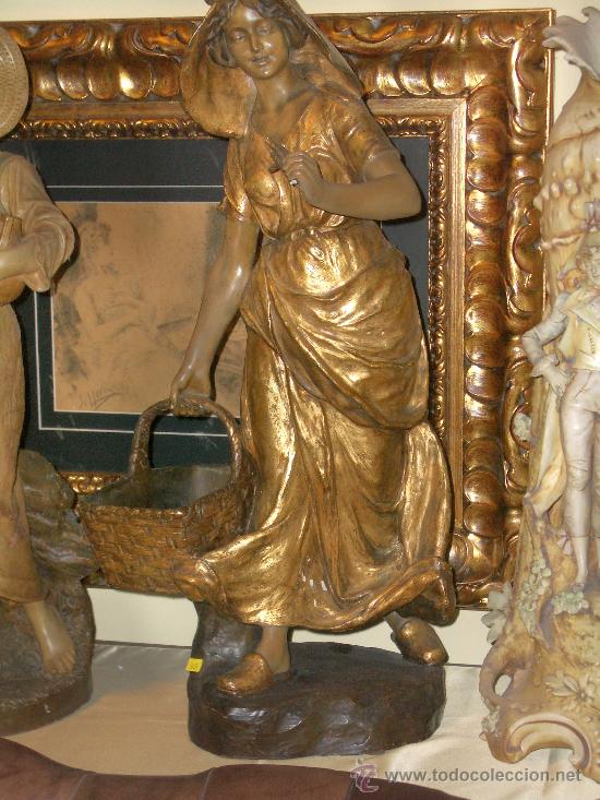 Arte: MONUMENTAL E IMPECABLE TERRACOTA 75 CMS GOLDSCHEIDER - Foto 5