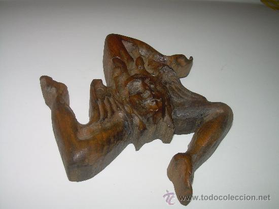 Arte: ANTIGUA TALLA DE MADERA. - Foto 4