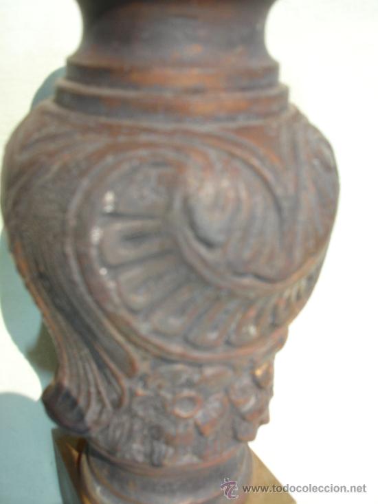 Arte: JARRON DE BRONCE TALLADO - Foto 2