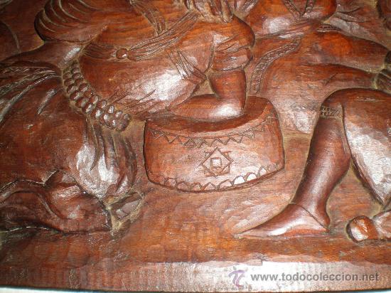 Arte: RETABLO MADERA TALLADA - Foto 6