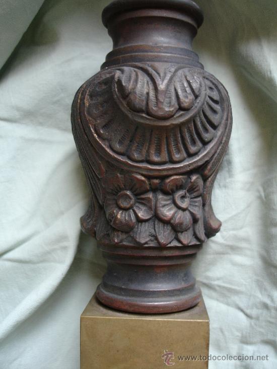 Arte: JARRON DE BRONCE TALLADO - Foto 6
