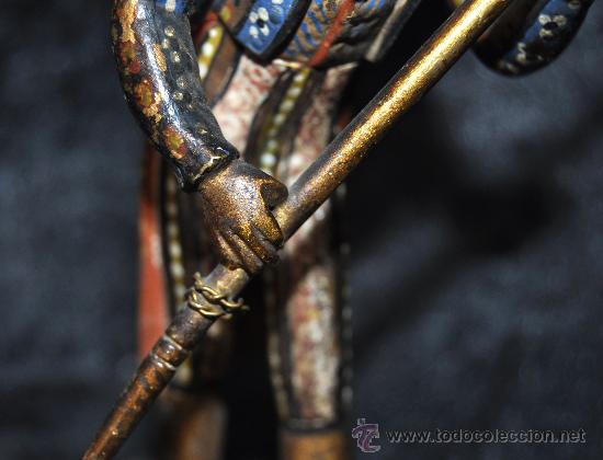 Arte: BRONCE POLICROMADO SIGLO XIX - Foto 6