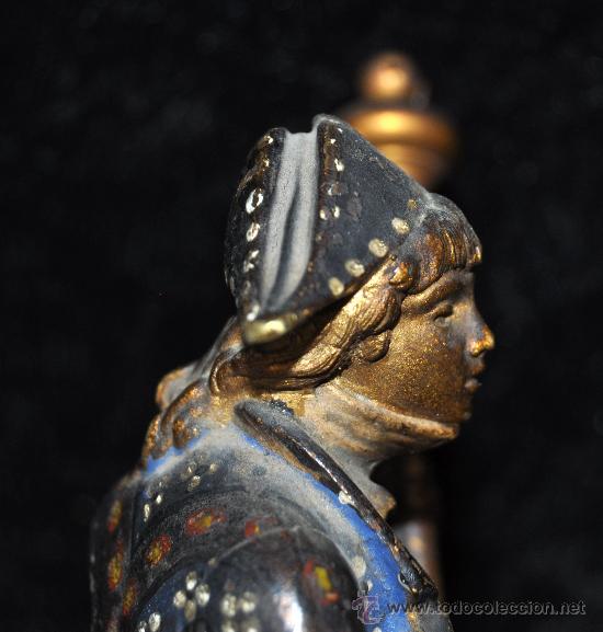 Arte: BRONCE POLICROMADO SIGLO XIX - Foto 2