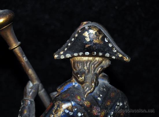 Arte: BRONCE POLICROMADO SIGLO XIX - Foto 11