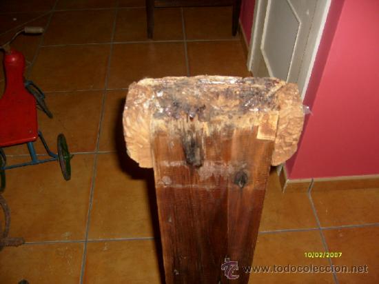 Arte: dos columnas de madera - Foto 9