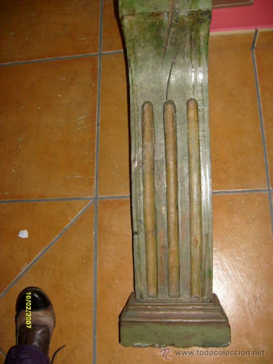 Arte: dos columnas de madera - Foto 3