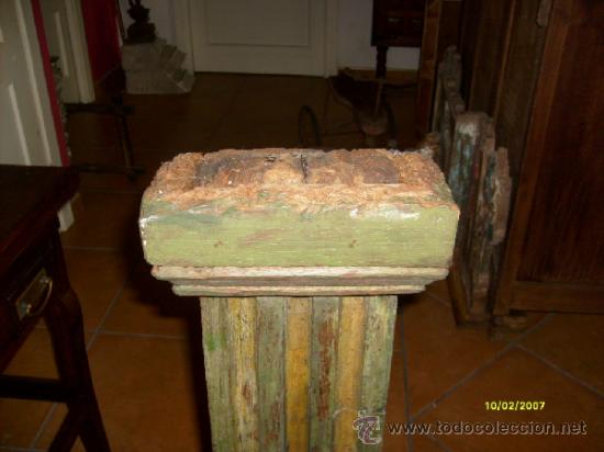 Arte: dos columnas de madera - Foto 6