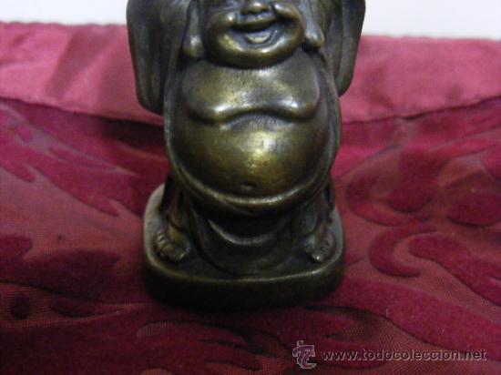 Arte: Buda en miniatura en bronce - Foto 3