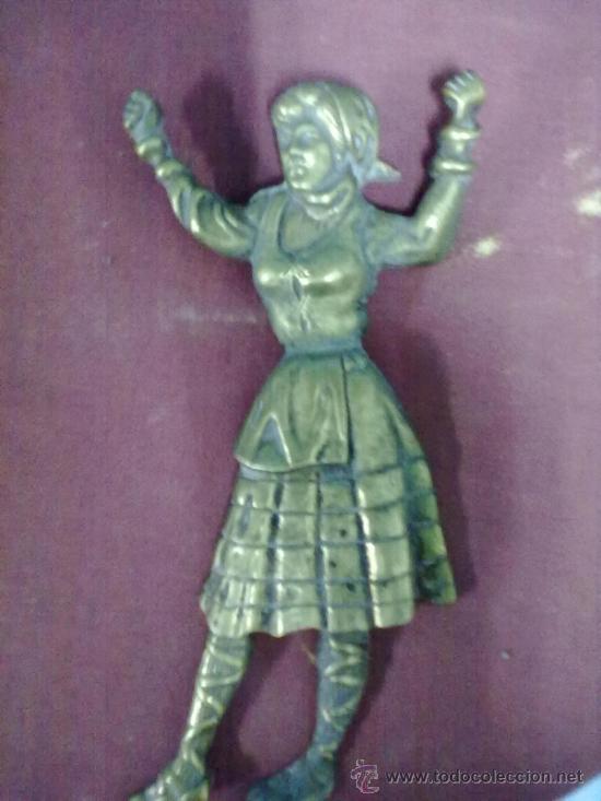 Arte: PAREJA VASCA BRONCE VINTAGE - Foto 3