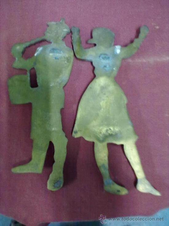 Arte: PAREJA VASCA BRONCE VINTAGE - Foto 4