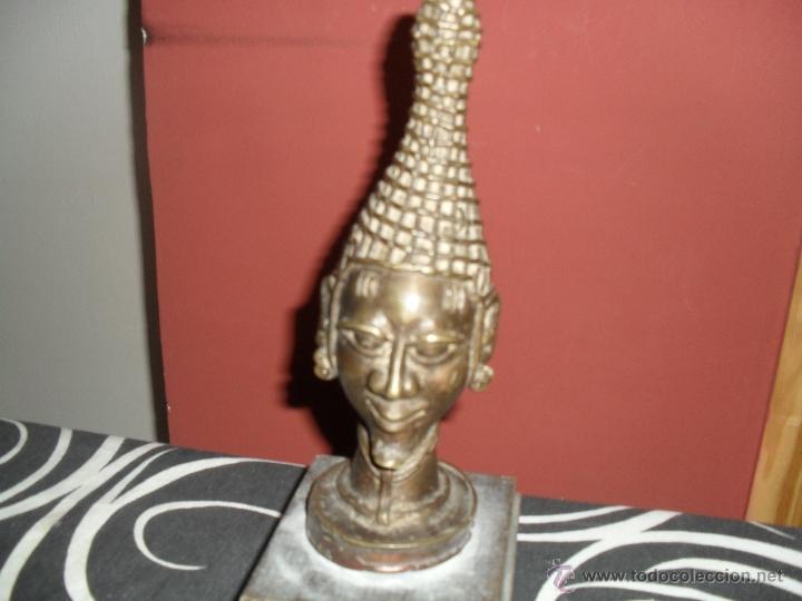 Arte: cabeza de bronce - Foto 1