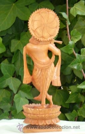 Arte: Talla de dios Krisna - Foto 3