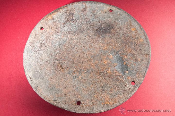 Arte: PLACA DE HIERRO FUNDIDO, BUSTO SE&Ntilde;OR - Foto 6