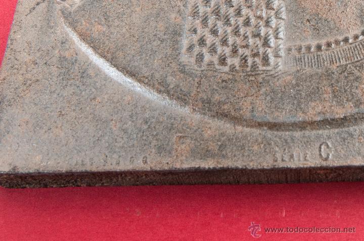 Arte: PLACA DE HIERRO FUNDIDO, BUSTO MUJER - Foto 3