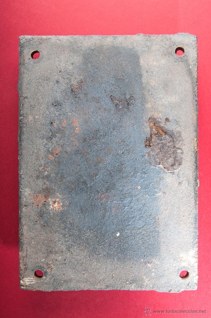Arte: PLACA DE HIERRO FUNDIDO BUSTO MUJER - Foto 5