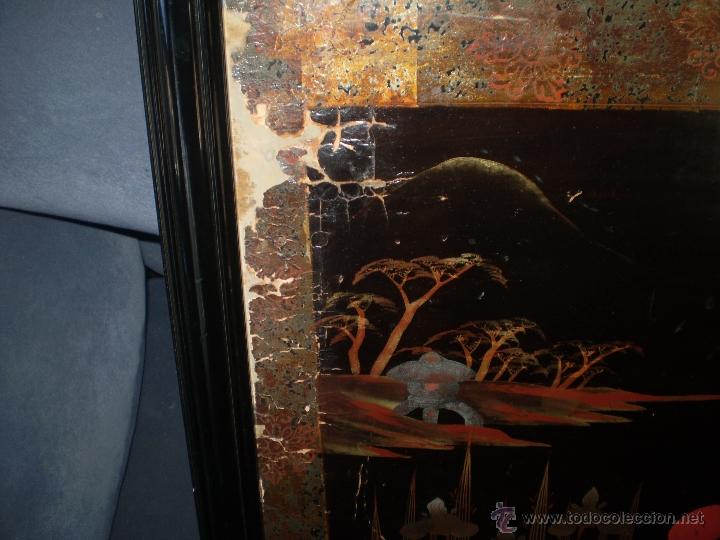 Arte: TABLA CHINA LACADA S XIX - Foto 3