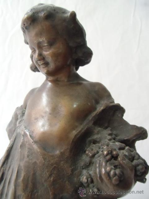 Arte: figura de bronce italiano - Foto 1