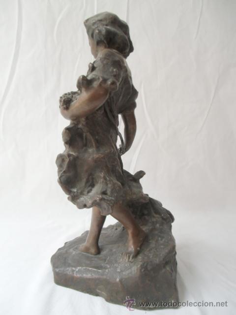 Arte: figura de bronce italiano - Foto 4