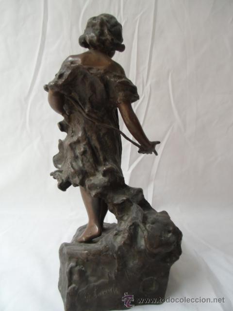 Arte: figura de bronce italiano - Foto 5