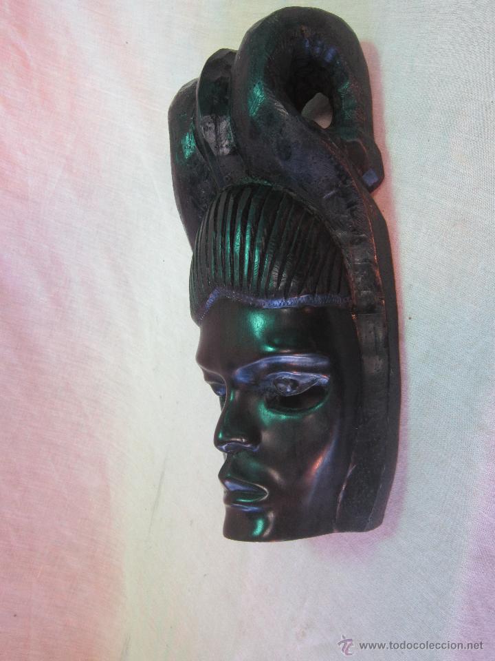 Arte: busto africano TALLA EN MADERA - Foto 7