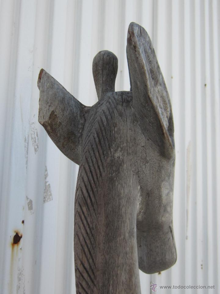 Arte: JIRAFA TALLADA EN MADERA - Foto 5