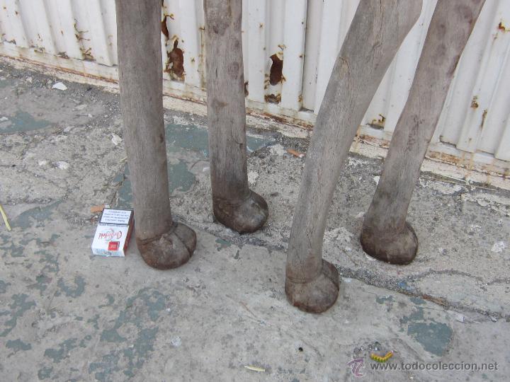Arte: JIRAFA TALLADA EN MADERA - Foto 9