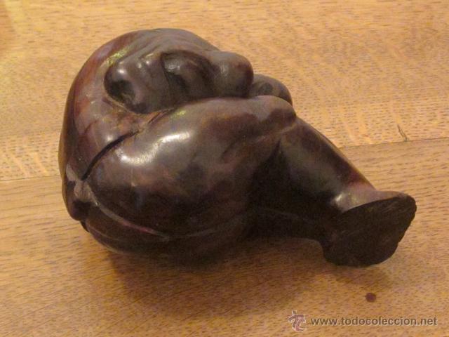 Arte: Sumo meditando. Talla en madera - Foto 4