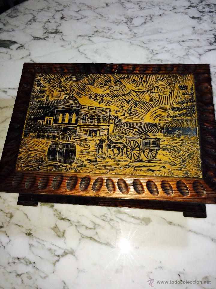 Arte: ANTIGUA CAJA DE MADERA - Foto 1