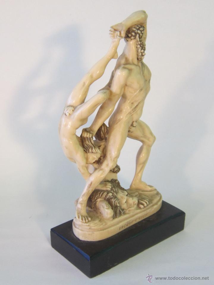 Arte: FIGURA DE HERCOLE E LICA EN RESINA - Foto 3