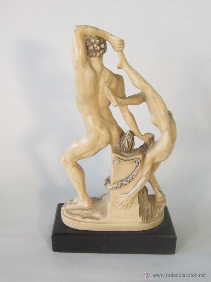Arte: FIGURA DE HERCOLE E LICA EN RESINA - Foto 4