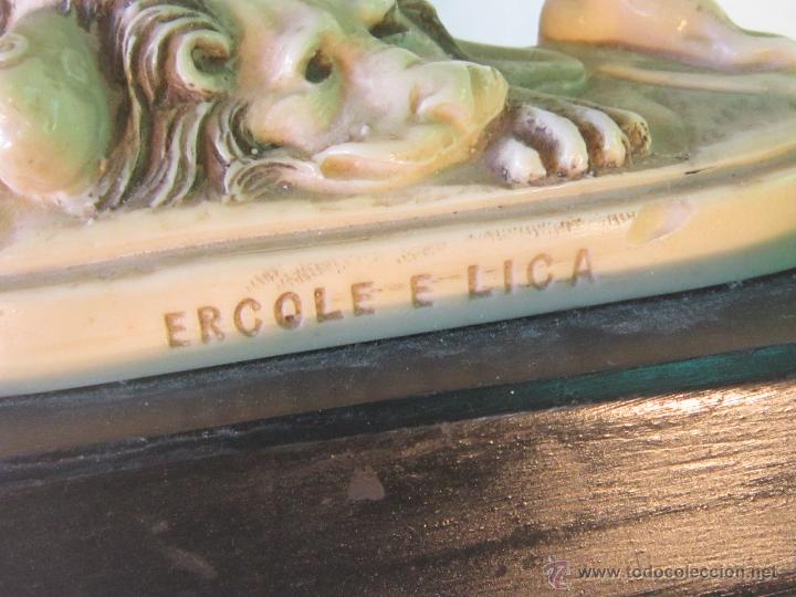Arte: FIGURA DE HERCOLE E LICA EN RESINA - Foto 5
