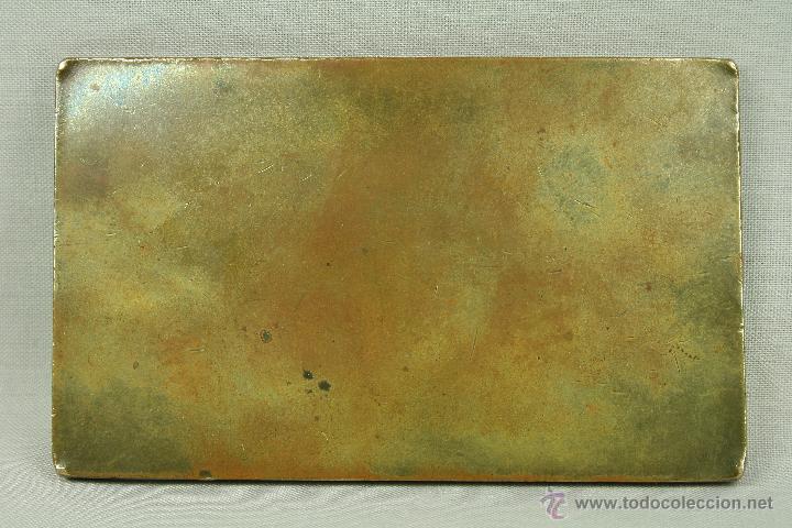 Arte: Placa de fundici&oacute;n. Bronce. 1933. - Foto 4