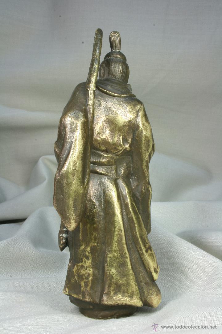 Arte: Samurai. Bronce. Japon&eacute;s. - Foto 4