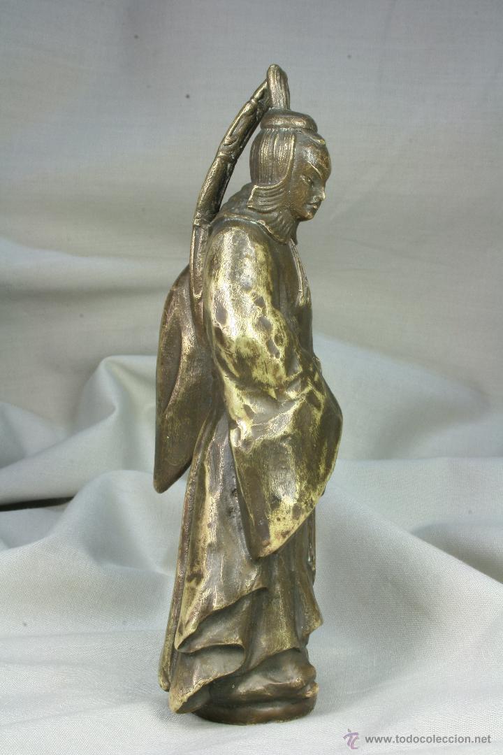 Arte: Samurai. Bronce. Japon&eacute;s. - Foto 5