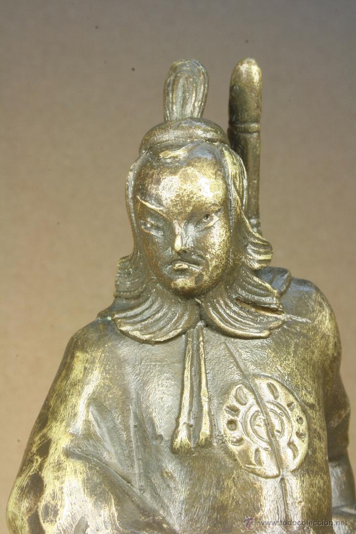 Arte: Samurai. Bronce. Japon&eacute;s. - Foto 6